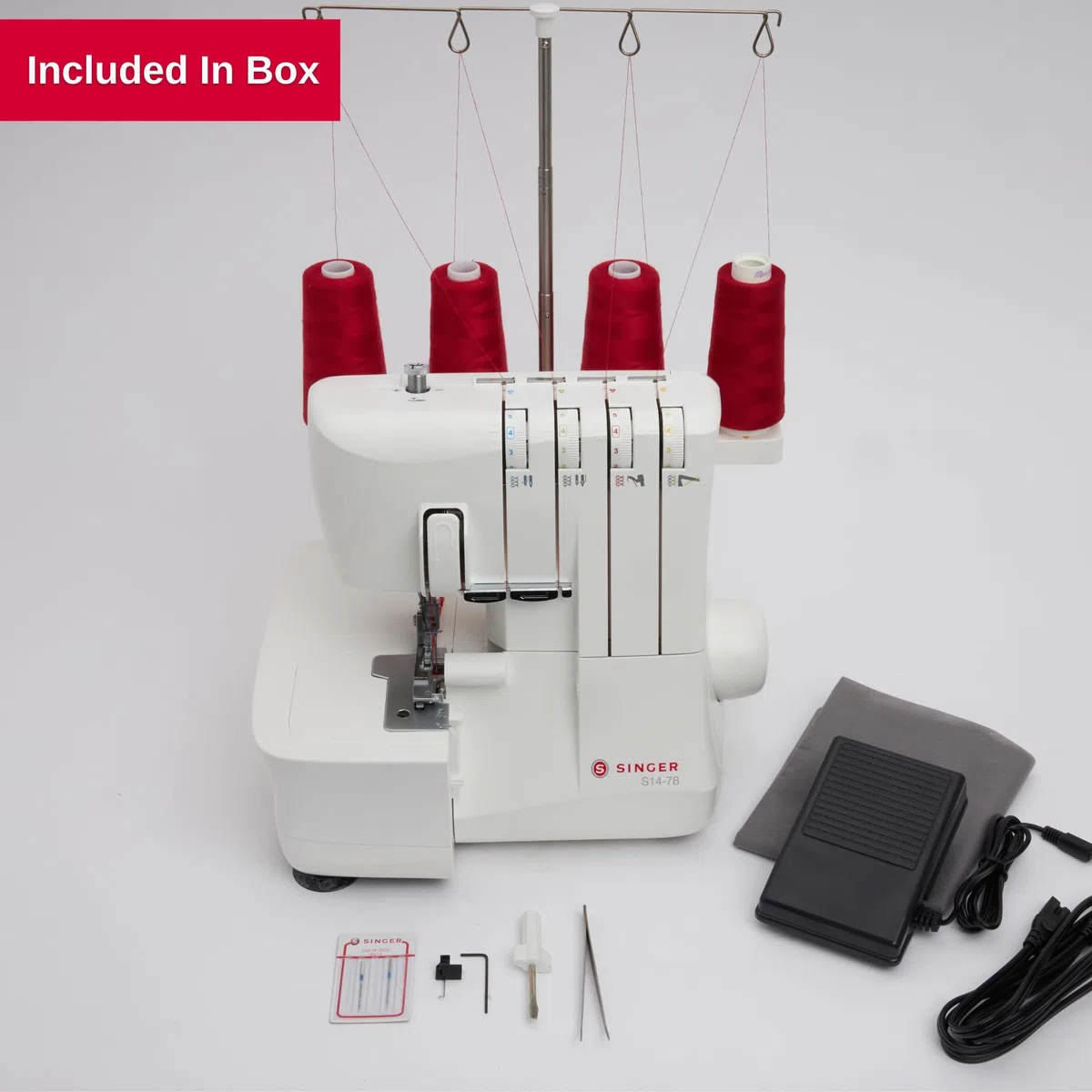 SINGER S14-78 Serger, Bianco