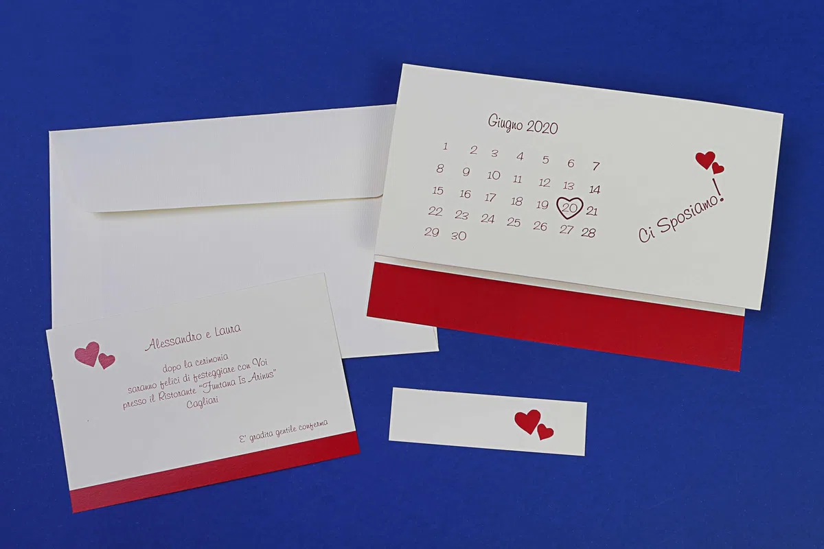 20 Set partecipazioni Nozze Personalizzate inviti Matrimonio Art.106 quantità a scelta