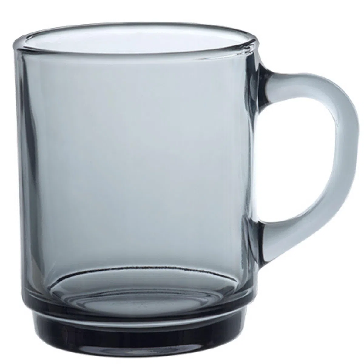 Duralex Set di 6 tazze impilabili in vetro temperato da 26 cl, resistenti tazze da cucina per caffè, tè, colazione, uso quotidiano, Set di tazze in vetro della collezione Versailles