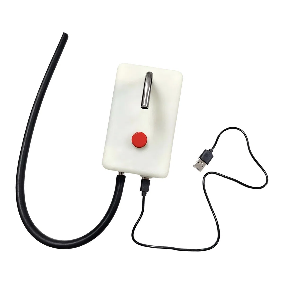 rockible Pompa Elettrica a Sifone USB con Adescamento Automatico, Pompa per Acqua Alimentare con Tubo Flessibile per La Produzione di Birra, Bevande, Grigliate