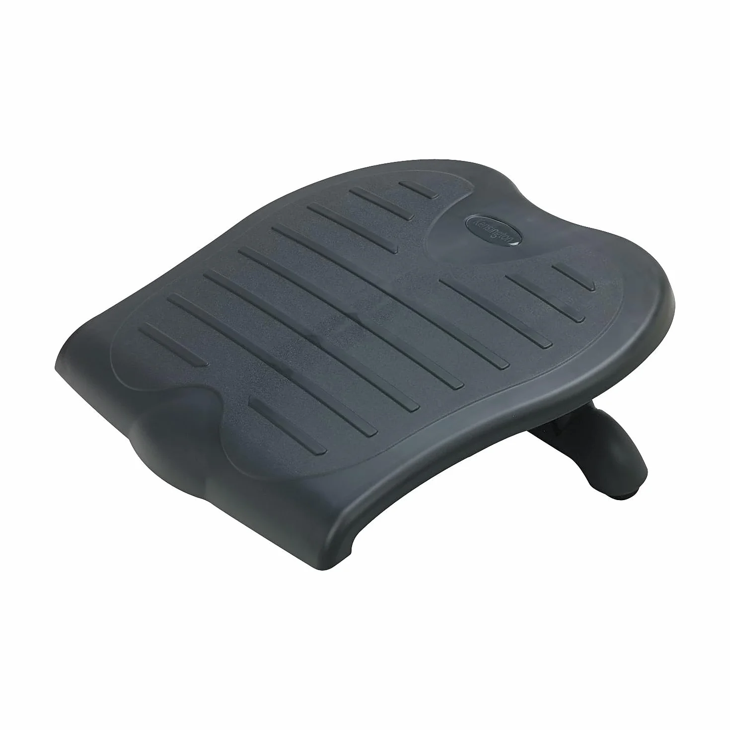 Kensington Poggiapiedi da scrivania SoleSaver, ergonomico regolabile con pannello di sostegno e pedana inclinabile a 3 livelli, per ufficio e casa, Nero, 56152