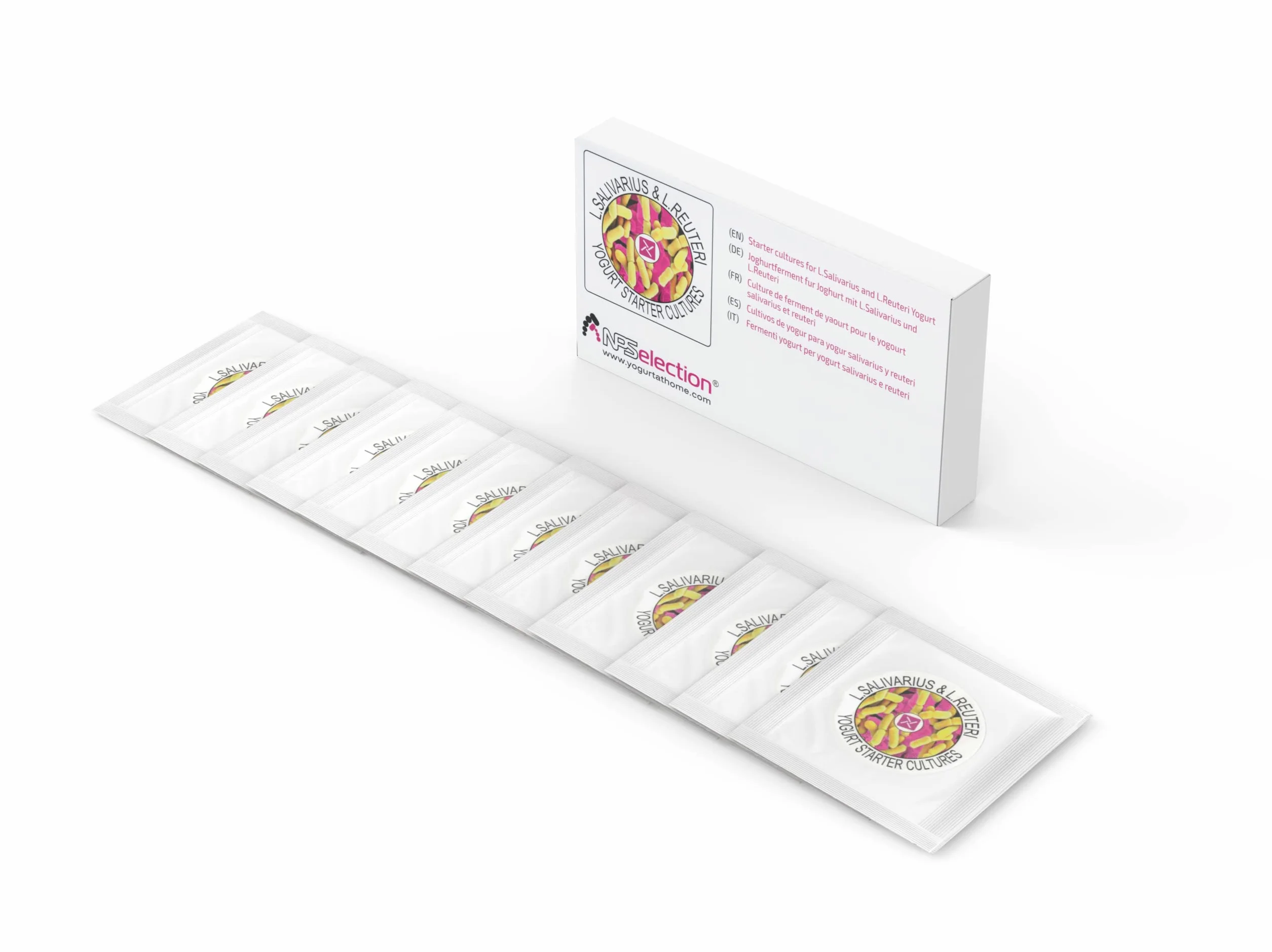 Coltura iniziale per Yogurt L. Salivarius e L. Reuteri (12 Bustine)