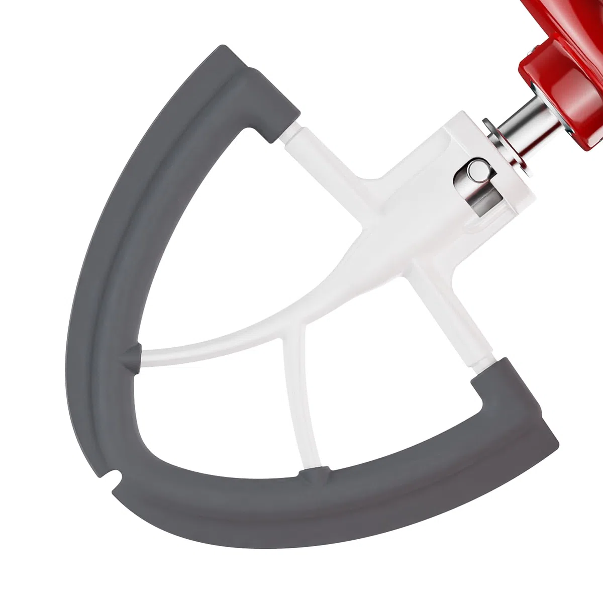 Sbattitore con Bordo Flessibile per KitchenAid 4,5-5 Quart, Accessori per KitchenAid Sbattitore a Pale Piatte con Raschiatore, Lavabile in Lavastoviglie
