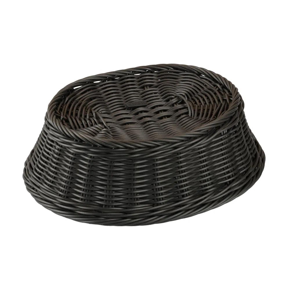 Kesper | Cestino per pane e frutta, confezione da 5 pezzi, materiale: rete interamente in plastica, dimensioni: 29,5 x 23 x 9,5 cm, colore: grigio |1982615
