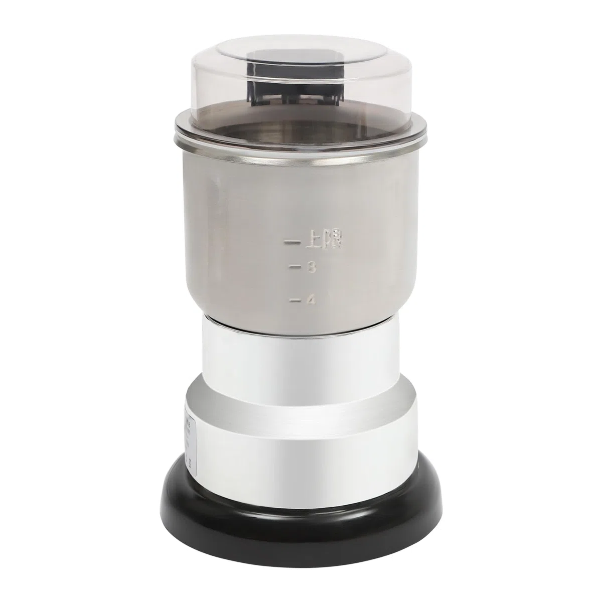 Macinino elettrico, 22000 giri/min, macinino per cereali, macinino da caffè, macinino per spezie, in acciaio inox, multifunzione, con pennello, per chicchi di caffè, spezie, erbe, noci