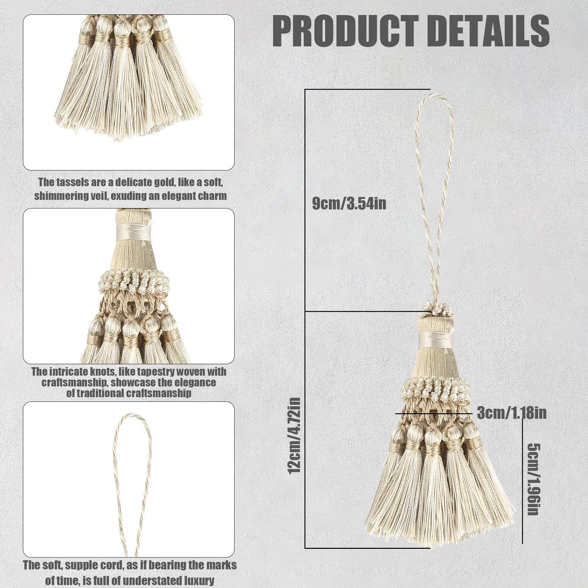 Nappe per artigianato, 2 nappe blu, nappe per chiavi per mobili, nappe per tende, nappe decorative da appendere per la festa della mamma, accessori fai da te per tende, borse telefoniche, tende per