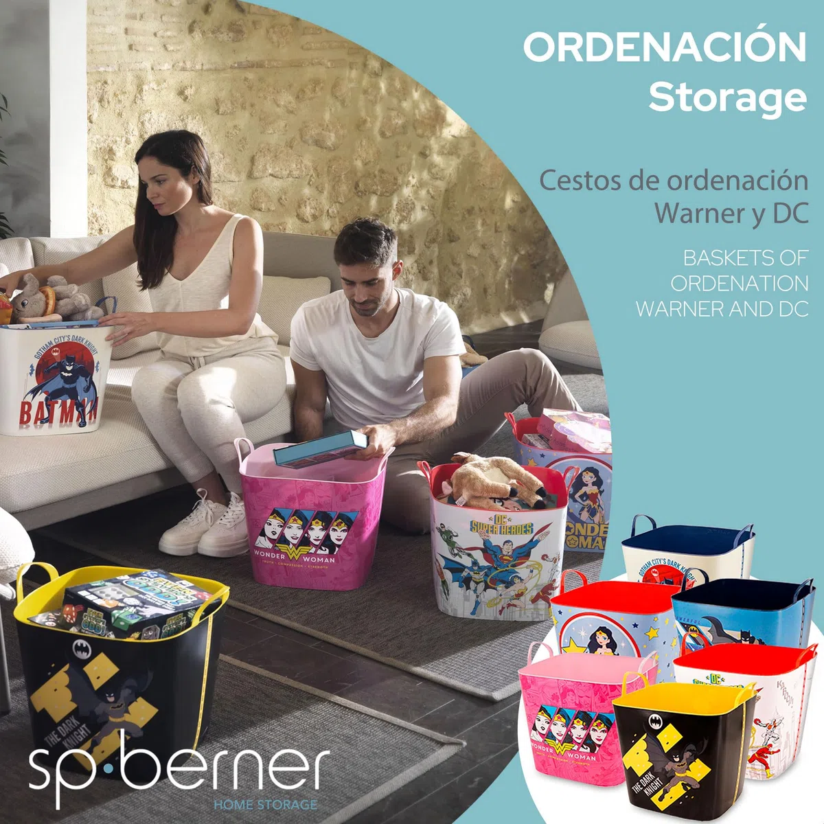 Life Story Basket 25l IML Wonder Woman Stars (Warner)