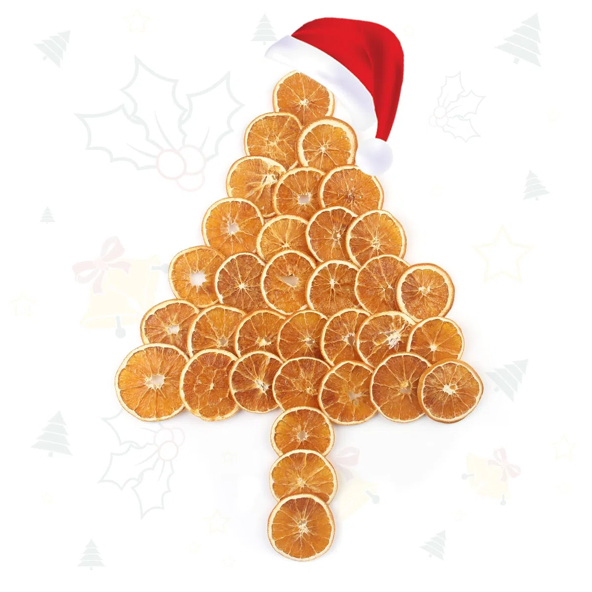 50 Pezzi Arance Essiccate Decorative Naturale Fette Arancia Essiccate Decorazioni Slices di Arance Disidratate Frutta Secca per Decorazioni Natale per Alberi di Natale Ghirlande Natalizie