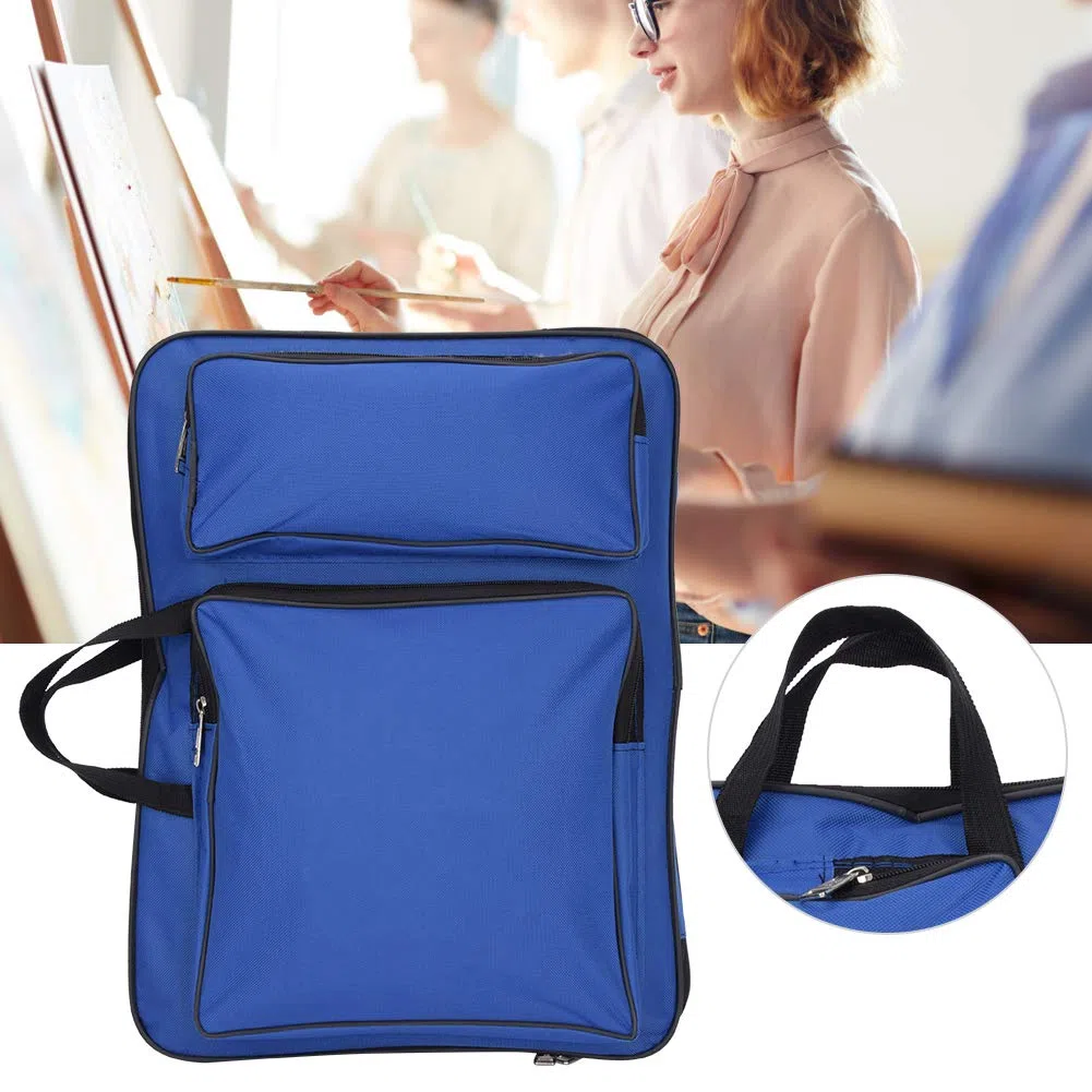 Strumento per Il Trasporto del Tavolo da Disegno Borsa Multifunzione 19,7 x 15,4 Pollici, Borsa per Schizzi, Ragazza Impermeabile