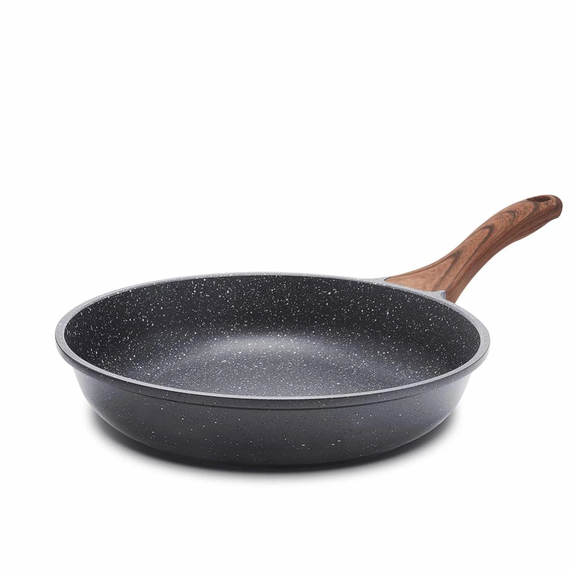SENSARTE Padella 20 cm per Induzione e Gas, Rivestimento Antiaderente in Granito, Ecologica e Sicura (Senza PFOA), Manico Ergonomico Antiscottimento, Lavabile in Lavastoviglie