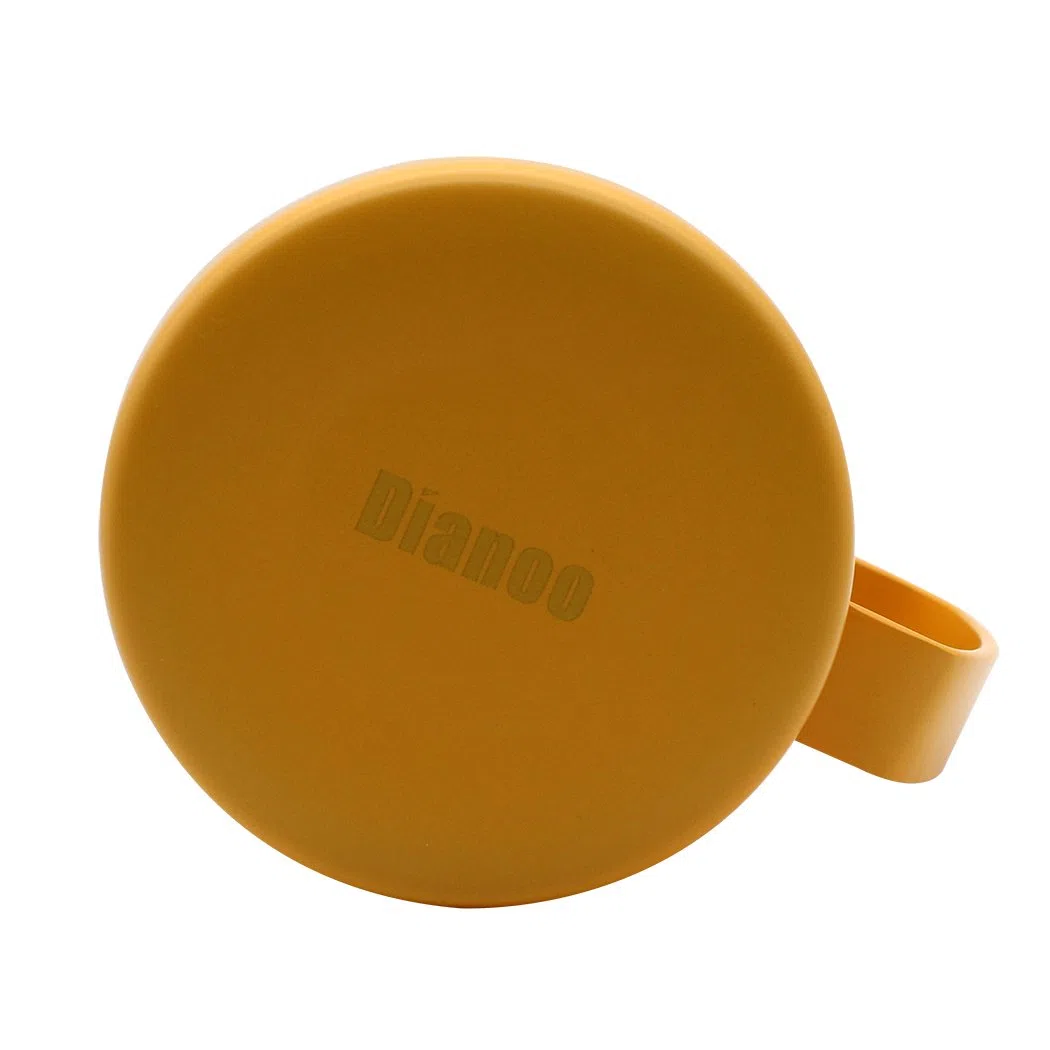 Brocca fumante caraffa in acciaio inossidabile adatta per caffè e schiuma di latte 350 ml giallo