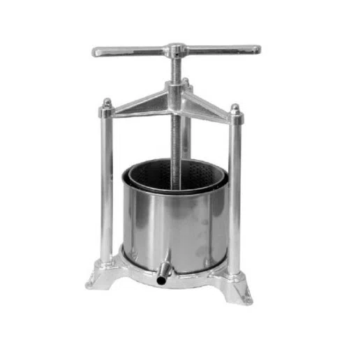 Torchietto premitutto da cucina in acciaio inox spremitutto torchio lt 5,5