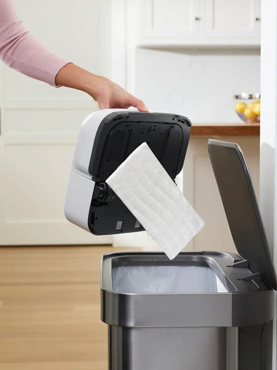 iRobot 4632812, Panni Lavabili Assortiti, 1 per Lavaggio ad Acqua e 1 per Pulizia a Secco, Riutilizzabili, Parti Originali, Compatibili con Braava Jet Serie m, Grigio