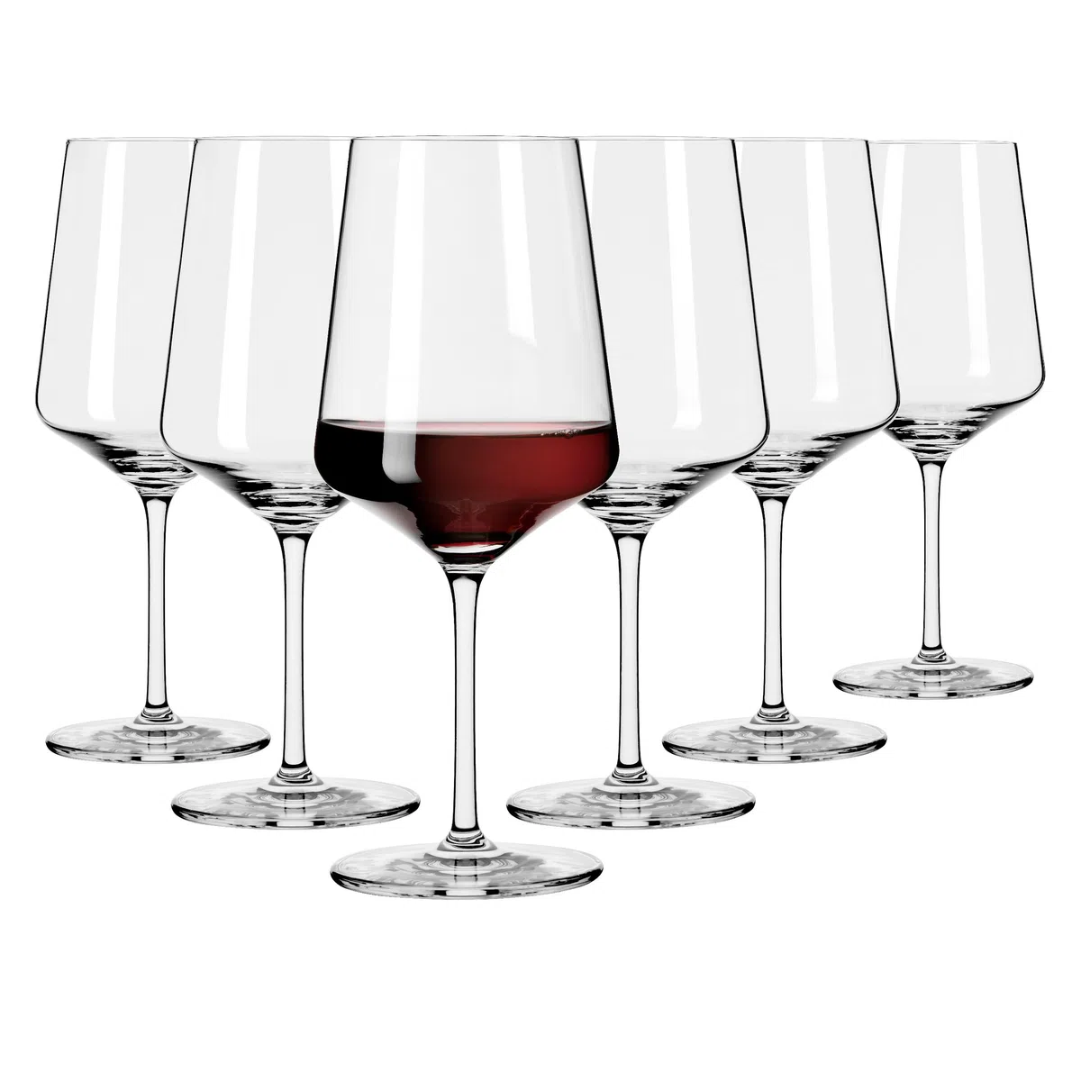 RITZENHOFF 6301001 Bicchiere da vino rosso 500 ml - Serie Lichtweiss - 6 pezzi in un set regalo - Elegantemente moderno - Made in Germany