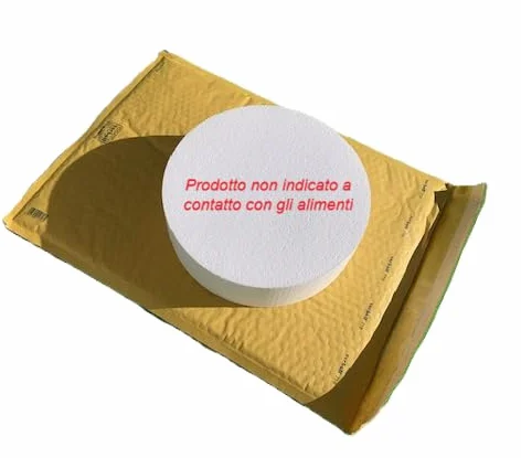 Base in polistirolo per Torte in alta densità, diametro cm 50 x 20 cm di altezza, superficie liscia, ideale per Feste di Compleanno e Cake design