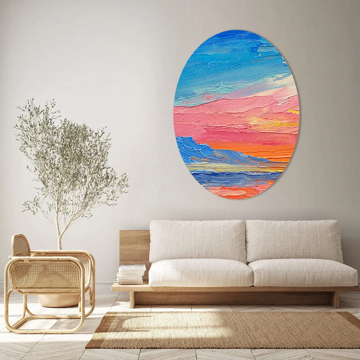PATIKIL Pittura Tela Pannelli, 2pz 8x12" Ovale Legno Cornice Bianco Arte Tavola Pannelli per Acrilico, Olio, Tempera Pittura, Bianco