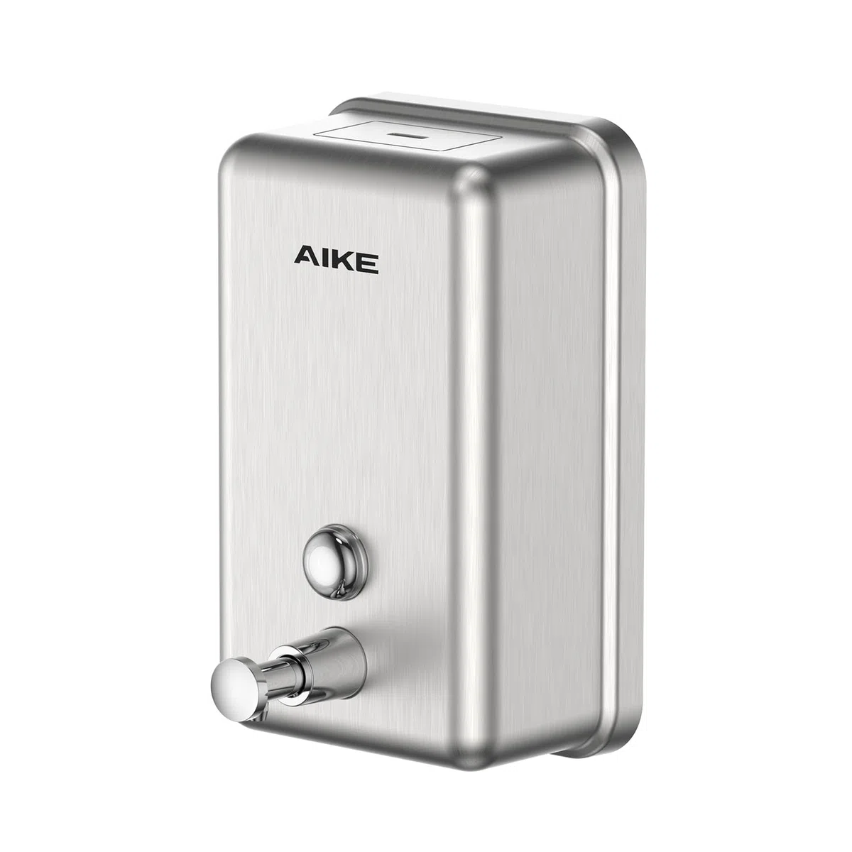 AIKE Distributore di Sapone in Acciaio Inossidabile, 1100ml a Muro, Strato Protettivo Antiruggine in ABS Integrato, Dispenser Liquido per Bagno Commerciale AK1003