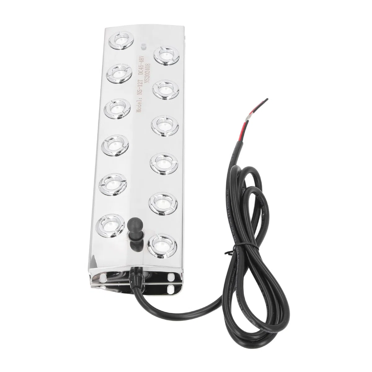 Alomejor Silenzioso Generatore di Nebbia Ad Ultrasuoni 12 Teste per Giardini Estetici, Nebulizzatore Paesaggistico Impermeabile IP67 DC45-48V