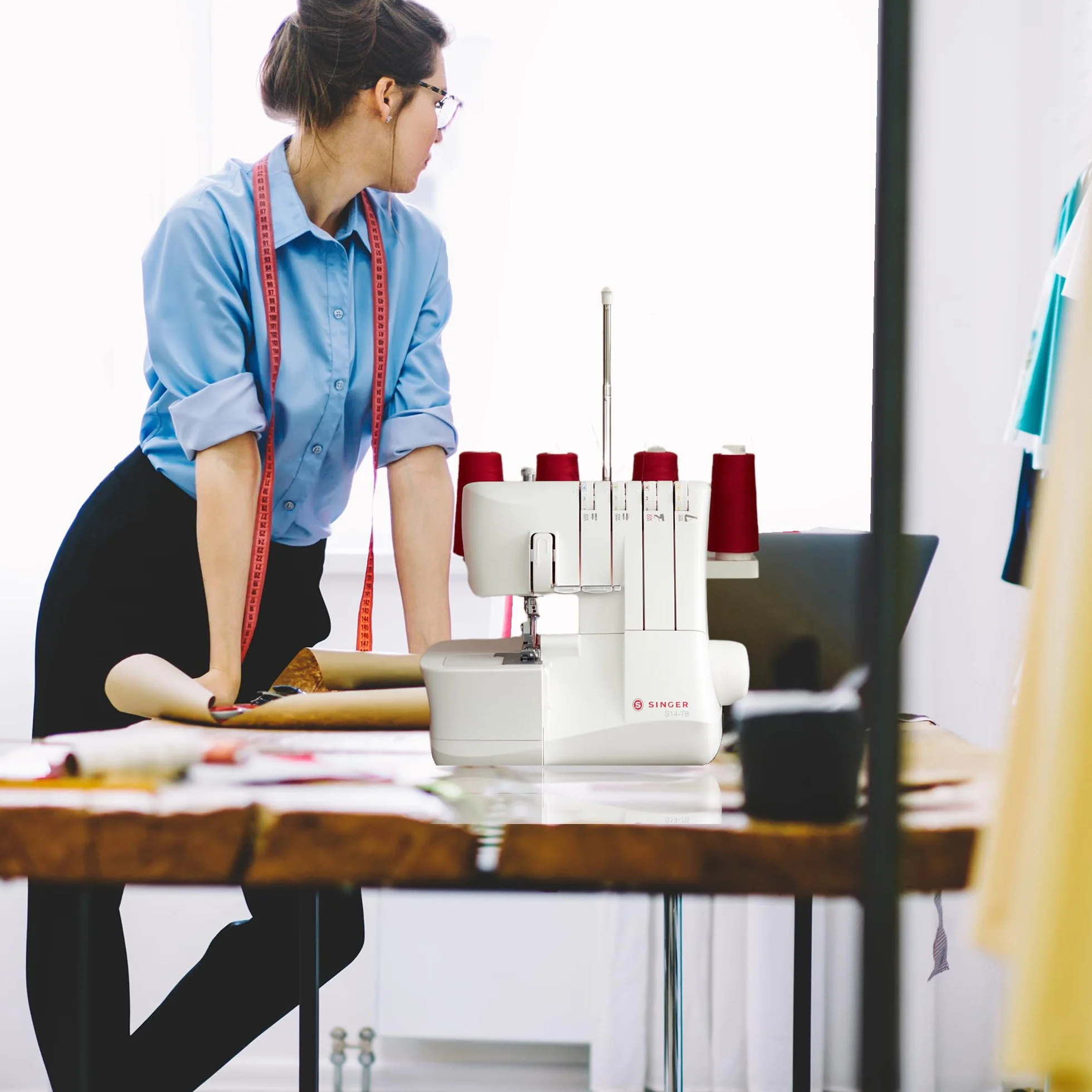 SINGER S14-78 Serger, Bianco