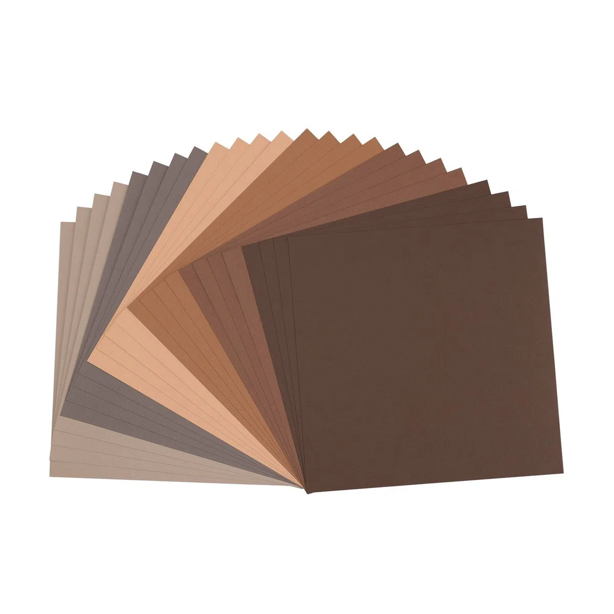 Florence Cartoncino Testurizzata - Materiali per Biglietti Colorati 30,5 x 30,5 cm - Marrone - 24 Fogli - Carta Colorata per Scrapbooking, Biglietti, Fustellatura e Progetti con la Carta - 216 gsm