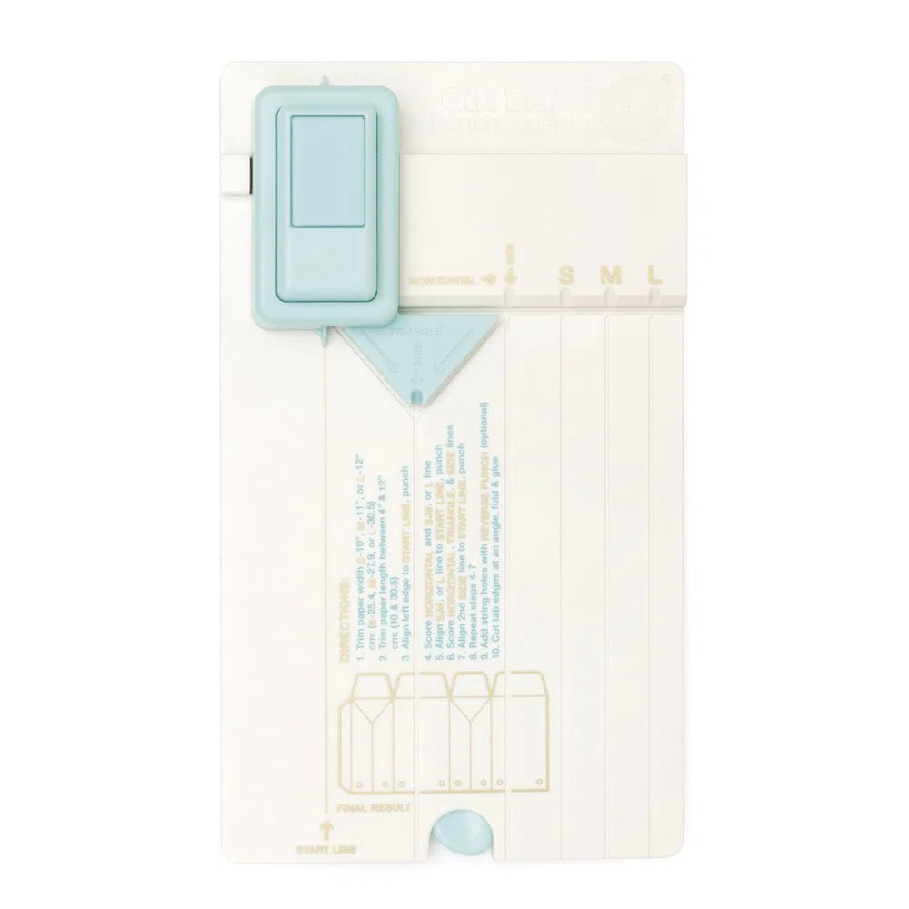 Rayher fustellatrice per buste regalo We R Memory Keepers punch board 13 x 23 x 4 cm2, scrapbooking imballi fai da te, 58593000