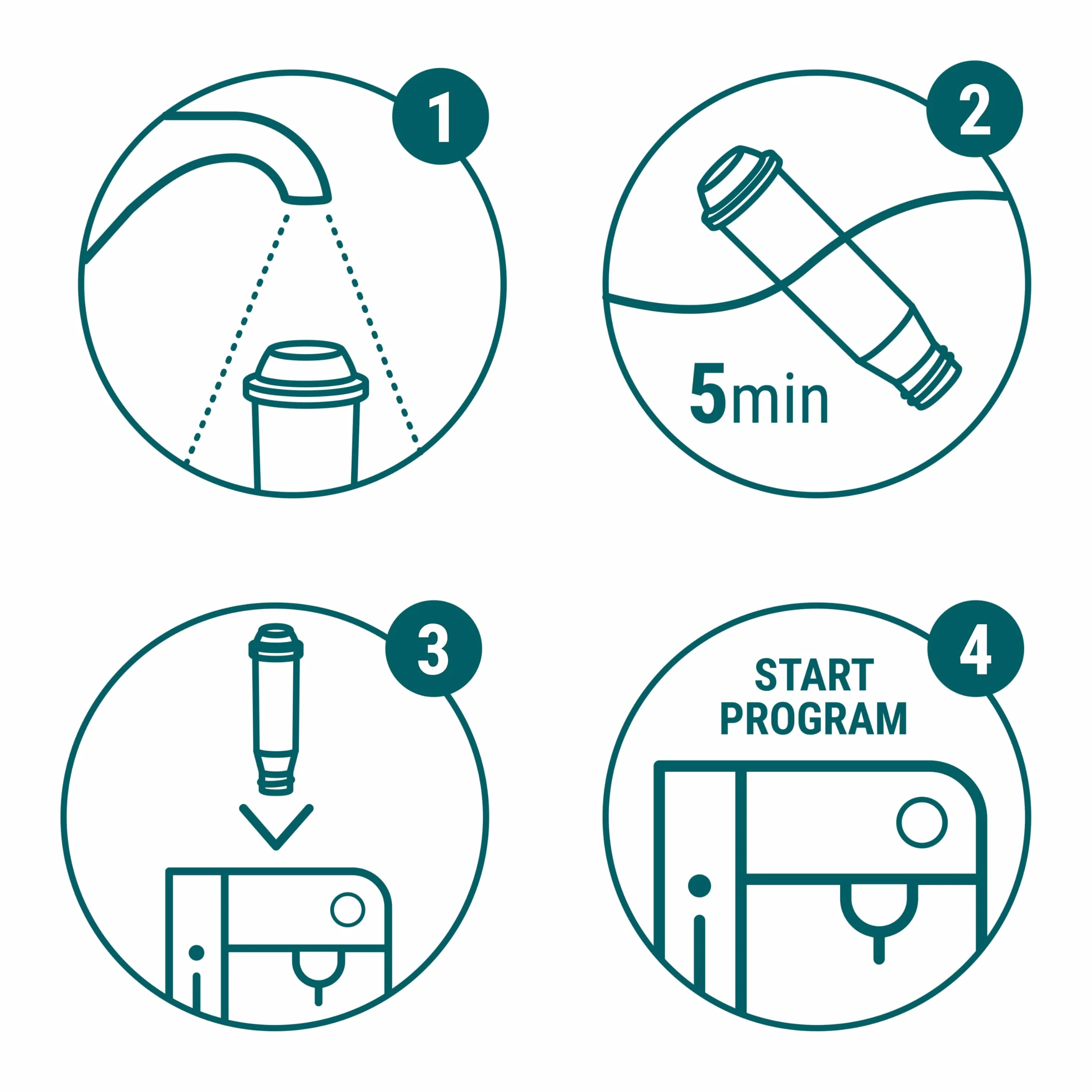 Sillar Filtro acqua di ricambio per macchine da caffè – compatibile con Krups F088 NIRF700 Pro Aqua, Nivona e Melitta | Cartuccia a carbone attivo set 6 pezzi | Aumenta la durata dell’apparecchio