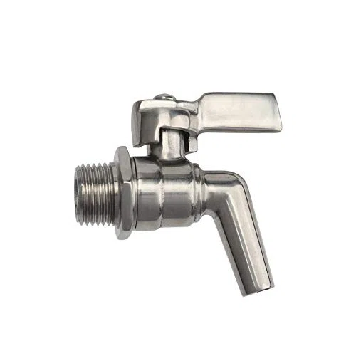 Tap Keg Rubinetto, Merrday Stainless Steel Beer Faucet Tap 200PSI For HomeBrew Barrel Fermenter Wine Beer Bevanda Juice Dispenser Spigot Drink Kegs 1/2 "