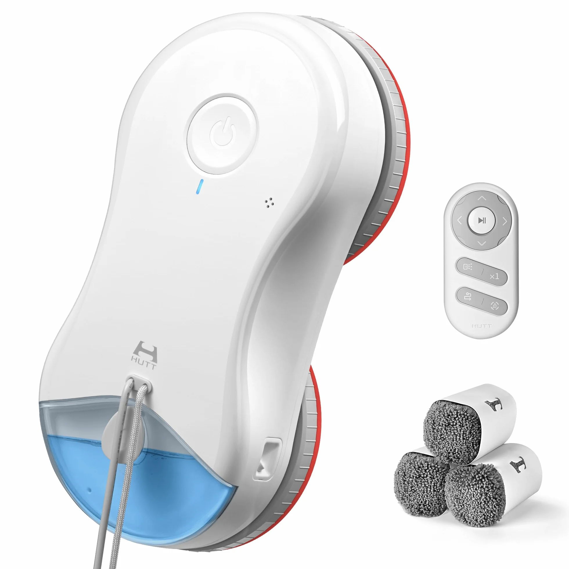 HUTT S55 Pro Robot Lavavetri con Pad Flottanti 3D, Aspirazione fino a 6500Pa, Spruzzo HydroJet, Navigazione SLAM 4.0, Serbatoio 80ml, Sistema di Protezione Multilivello