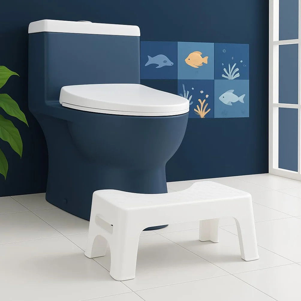 Poggiapiedi Fisiologico per WC - Pieghevole