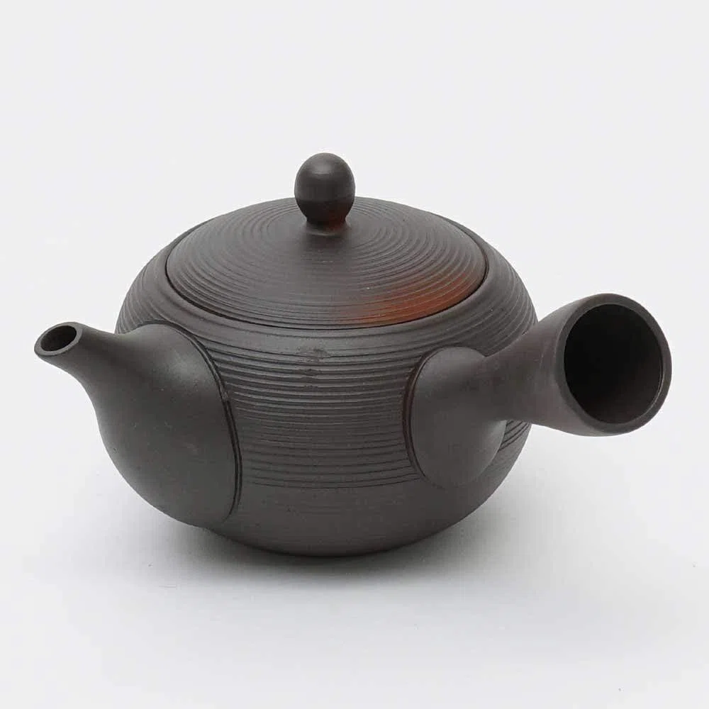 Teiera Giapponese Kyusu Tokoname Youhen Teiera Argilla 11.8 Liquido Once Fusen L161 (1)