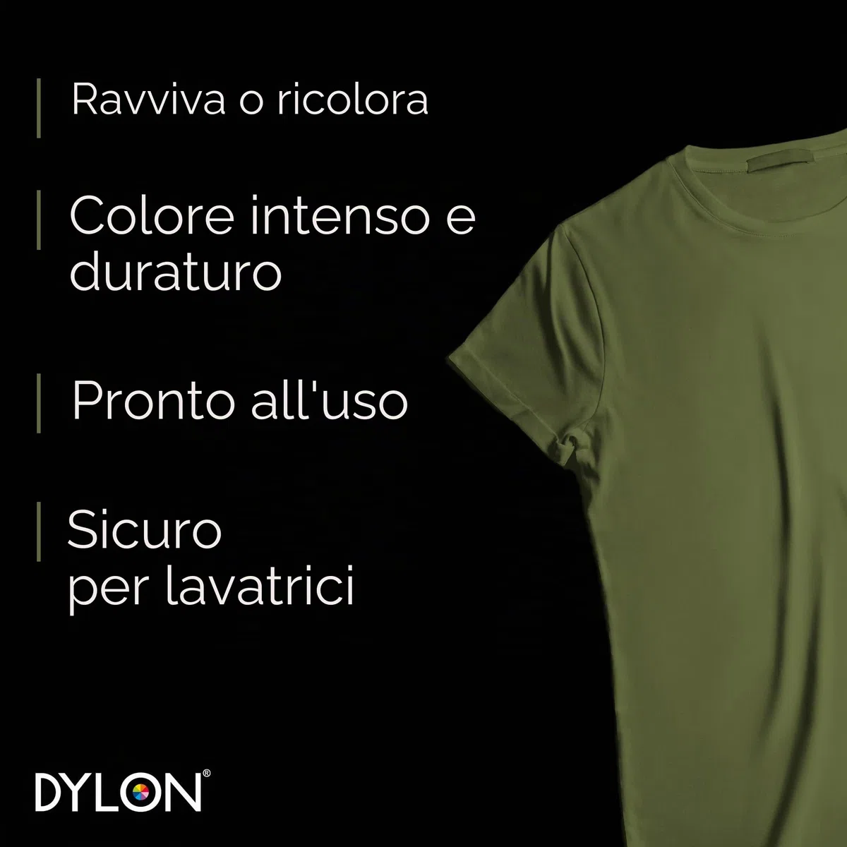 Dylon Machine Dye pod 350 g, verde oliva