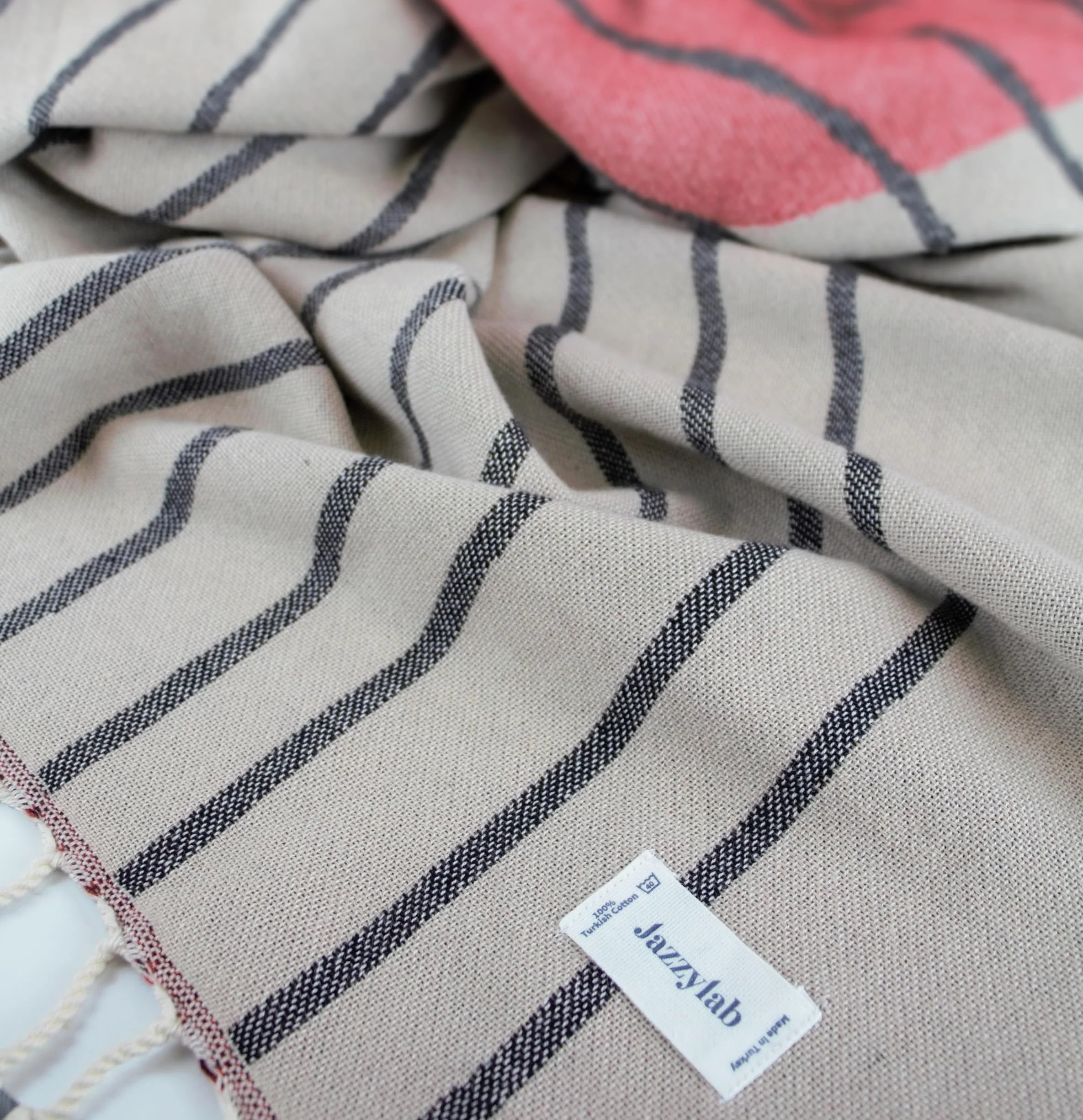 AREN Peshtemal Hammam | 100% cotone naturale | Tessuto jacquard fatto a mano | Asciugamano leggero e versatile per bagno, spa, spiaggia e relax | | AREN-Viola | 100x200 cm