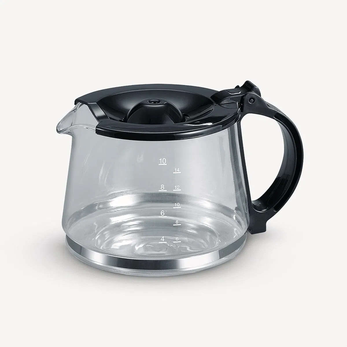 SEVERIN Macchina per Caffè Americano con Caraffa in Vetro, Caffettiera a Filtro fino a 10 Tazze, Piastra Riscaldante, Utilizzo Semplice, 800 W, Nero - KA 4479