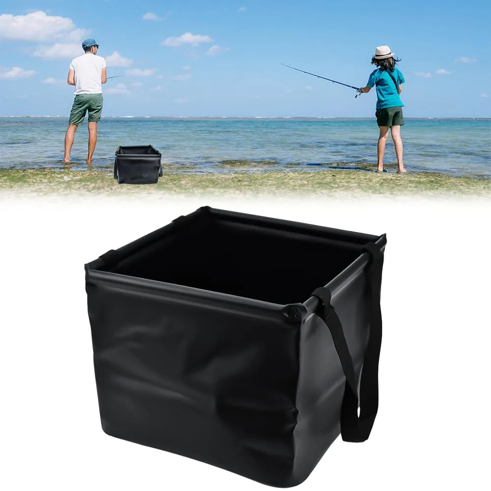 Ciotola Pieghevole da Campeggio 20L Secchio Pieghevole Portatile per Esterni Pesca Viaggi e Giardino Feste
