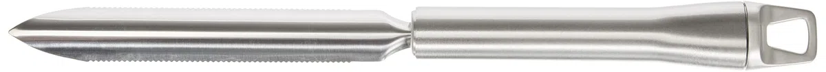 Paderno 48278-54 Scava Zucchine Seghettato, Ustensili Professionali per preparare Zucchine e Cetrioli, in Acciaio Inox, 25 cm
