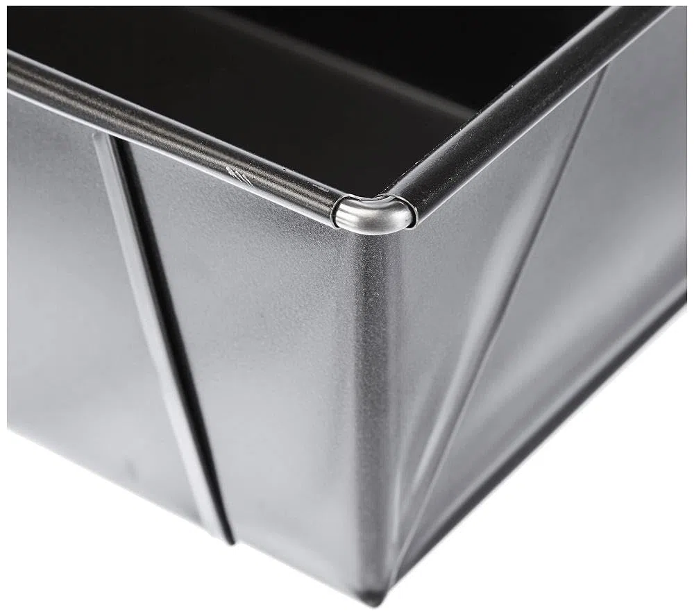 Zenker 3974 - Stampo universale per pane allungabile, 28-40 cm, della serie Pure, rivestimento antiaderente per torte, di alta qualità, confezione da 1 pezzo, colore nero