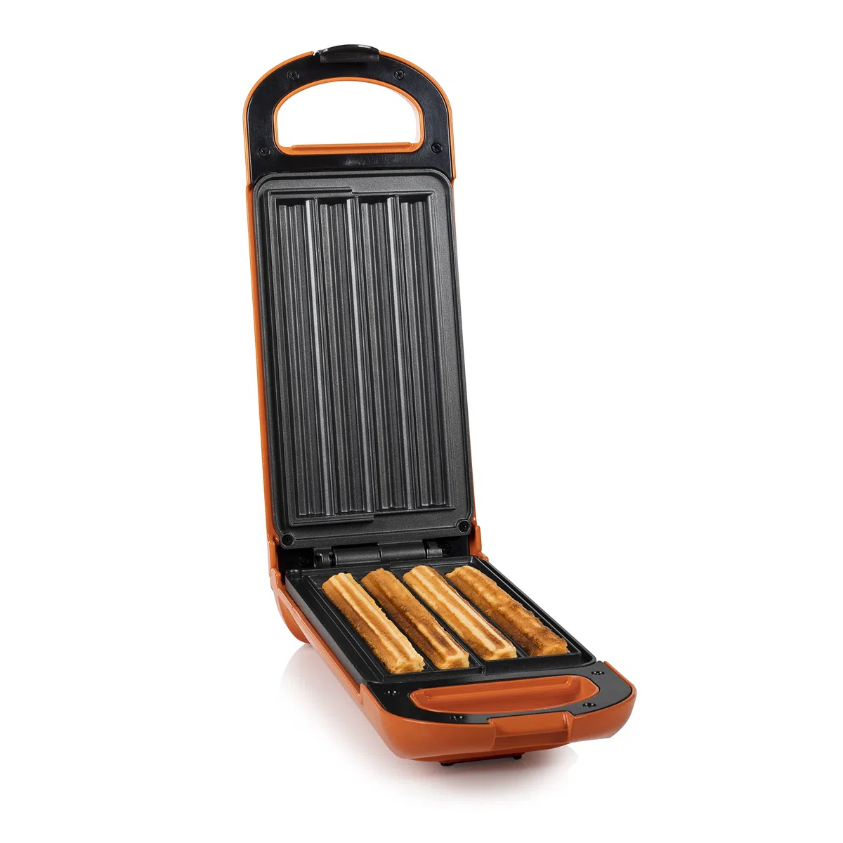 Princess Churros Maker Flip 112741, 4 churros alla volta, con pratica funzione di rotazione, Arancio