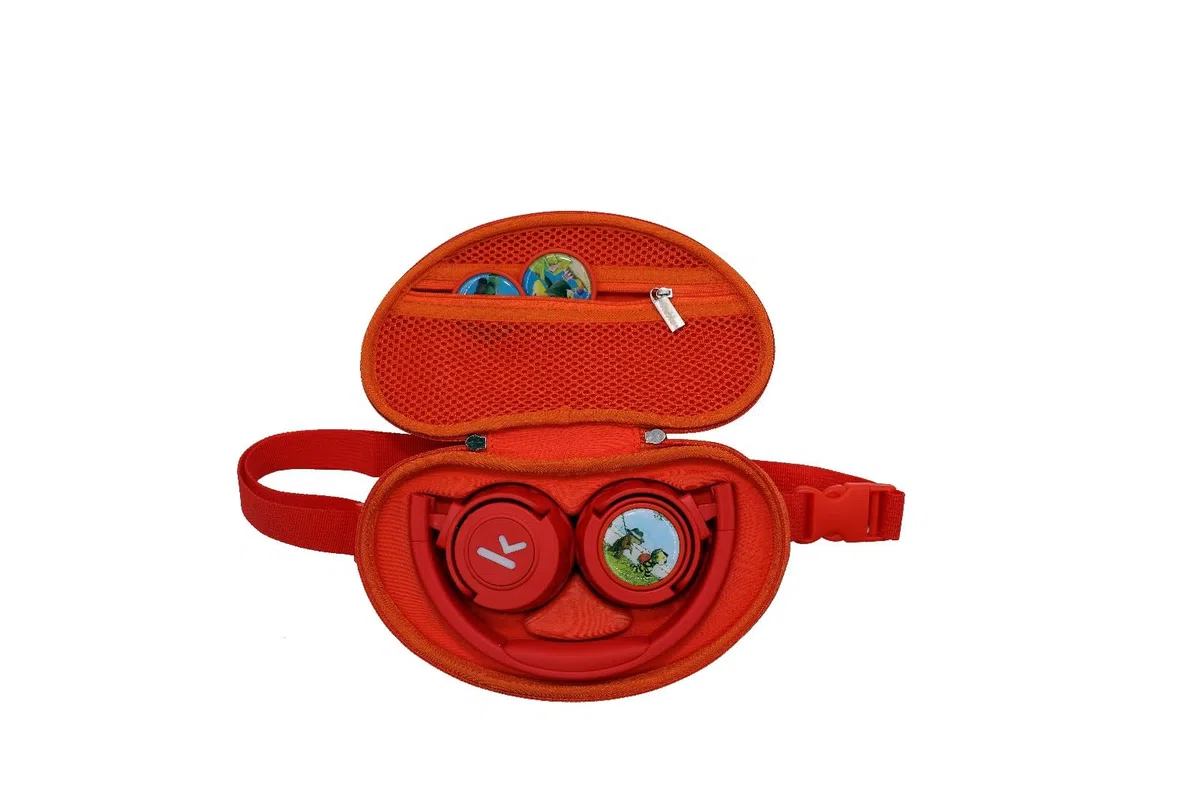 Biscotto Fagiolo Blu - Elegante custodia da viaggio originale per gli ascoltatori di biscotti