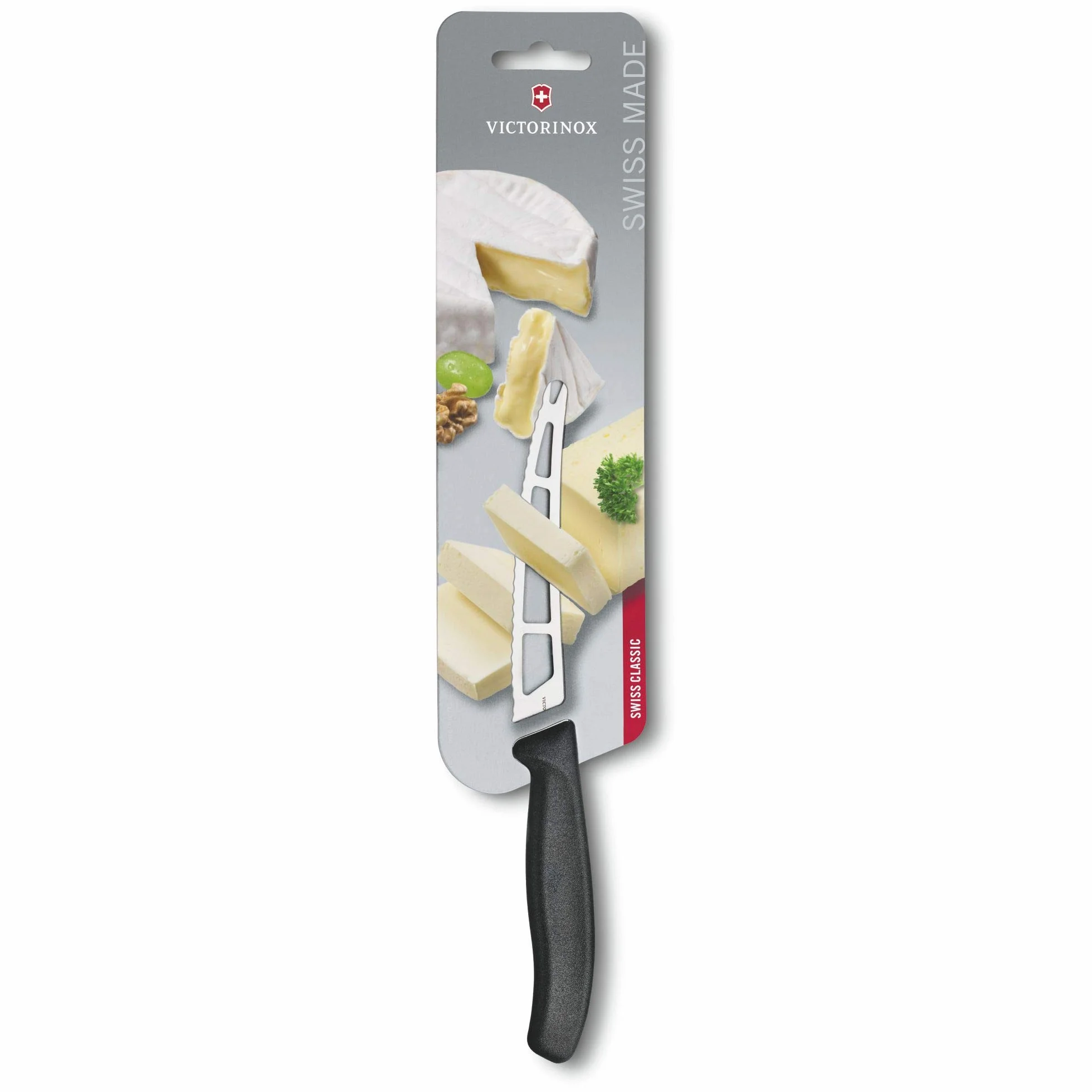 Victorinox Swiss Classic, coltello da burro con lama seghettata, lavabile in lavastoviglie, nero