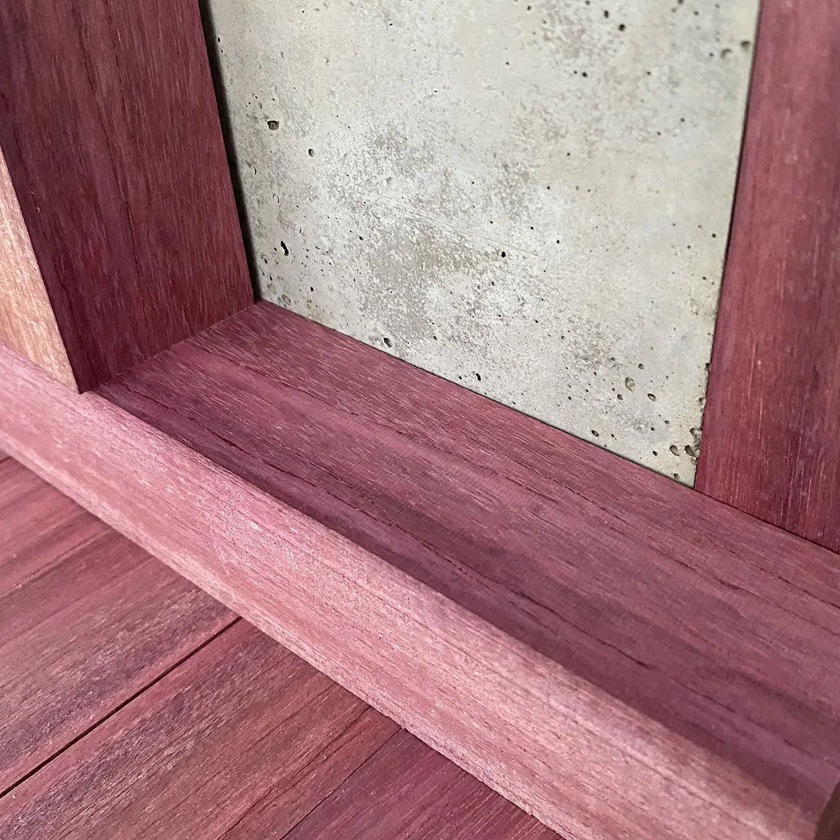 ECI Purple Heart Amaranth - Ripiano 40 x 300 mm, in legno di tornitura, suono viola, legno