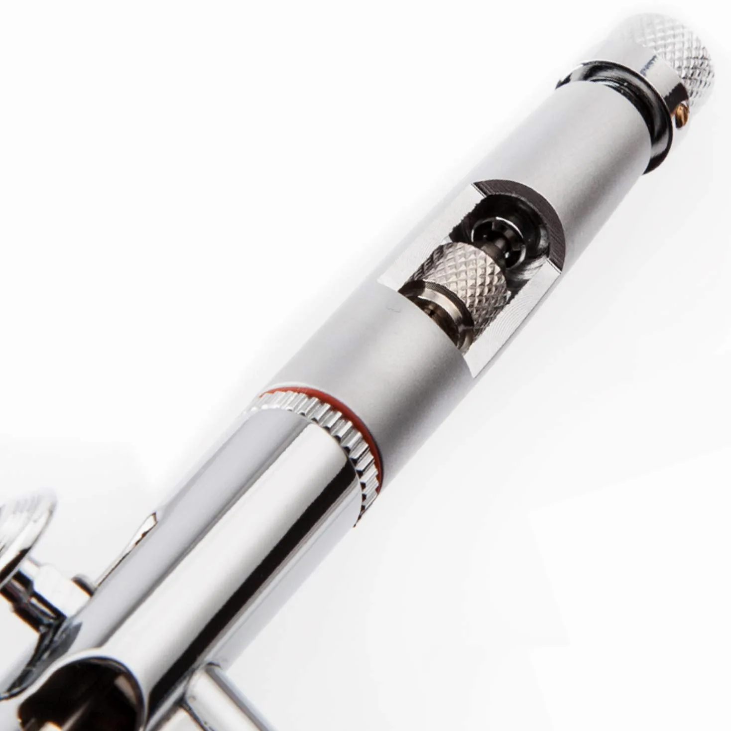 Fengda Elite Aerografo Pistola doppia azione Kit Aerografo a gravità Aerografia Set FE-180K con 0,2 mm / 0,3 mm ago/iniettore e tubo