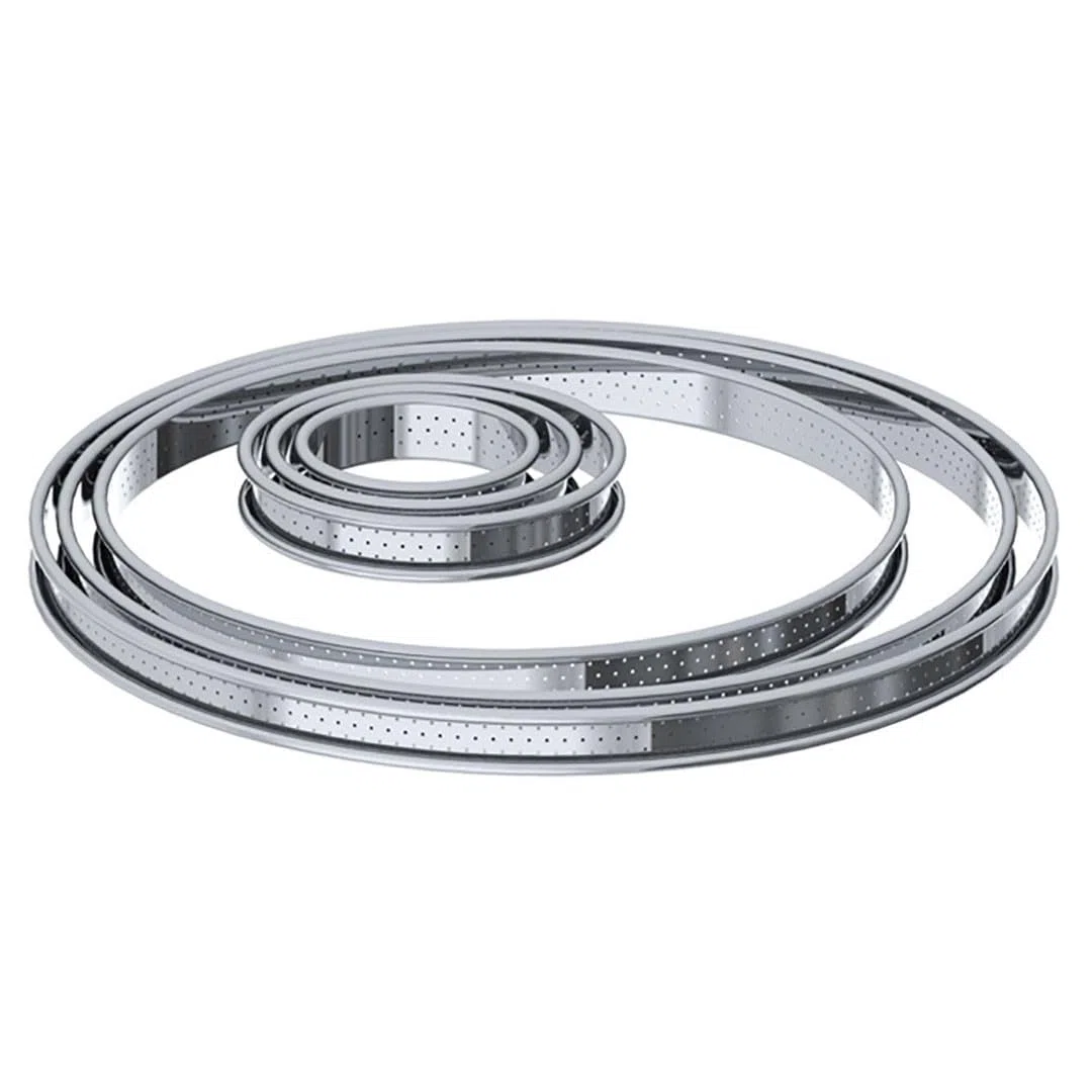 De Buyer Stampo per torte ad anello perforato, diametro 28 cm, 3093.28
