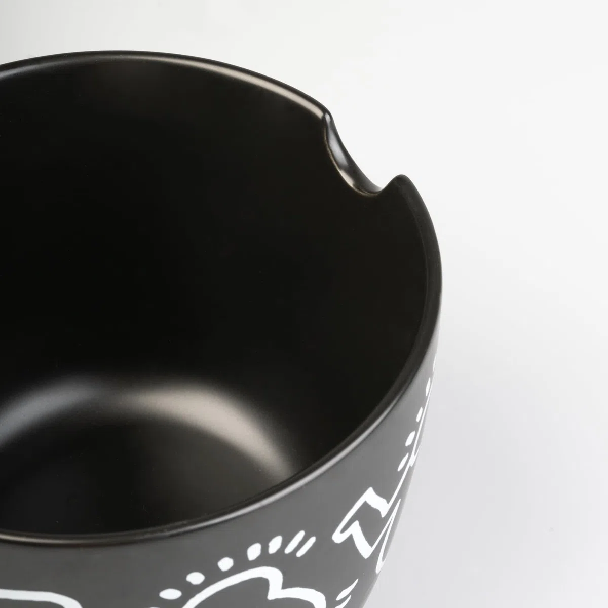Grupo Erik Ciotola Ramen Keith Haring - Ramen Bowl 1400 ml, Ciotole Cucina Giapponese con Bacchette, Adatta per Lavastoviglie e Microonde | Insalatiera Regalo