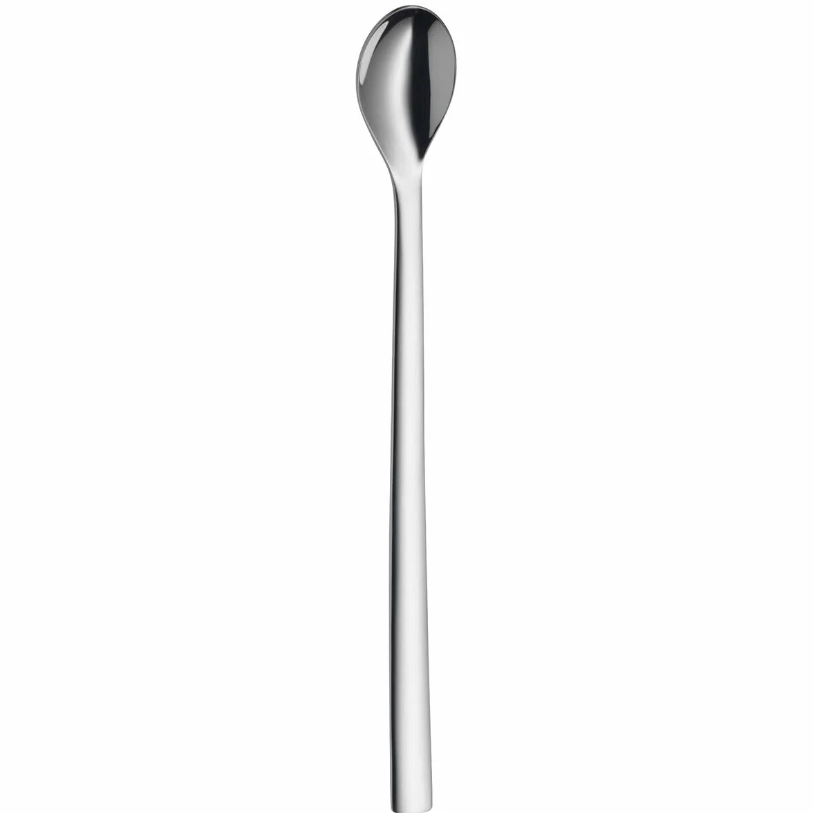 WMF Set di 6 cucchiaini Nuova Long Drink in Acciaio Inox 18/10, 22 cm, Argento