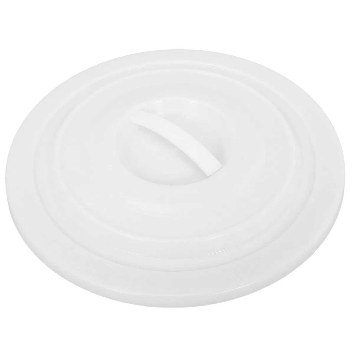 Coperchio Pulizia e Cm della da per Bidone in 40 Spazzatura Abs Installazione Bianco, Facile Contenitori Giardino e Uso Domestico