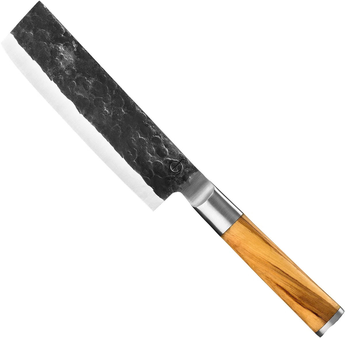 Forged mannaia Olive 17cm, fatti a mano, in scatola di legno