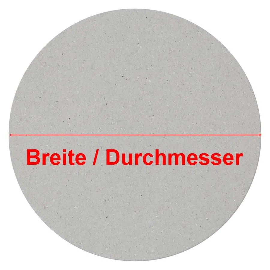 Dischi di cartoncino - 3-50cm per bricolage e decorazione, Diametro: Ø 60cm, Confezione da: 1 pezzo