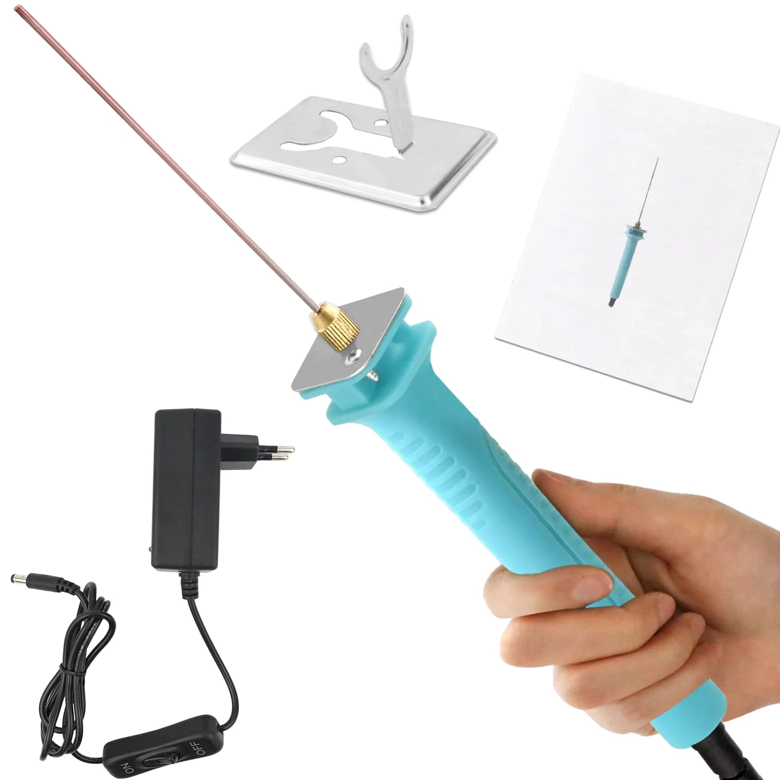 Taglia Polistirolo Professionale, Taglio Schiuma Elettrica della Macchina Corredo di Attrezzi 110-250V 18W Craft 10CM Polistirolo Taglio Penna, taglierina EU