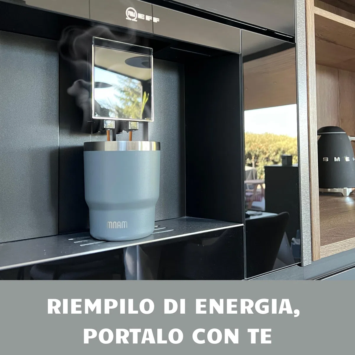 Tazza Termica Caffe 360ml - Mug Termica - Acciaio Inossidabile Isolato ed Ermetico - Tazza Termica da Viaggio - Travel Coffee Mug - Termos Caffè - Themos Te Caldo (360 ml)