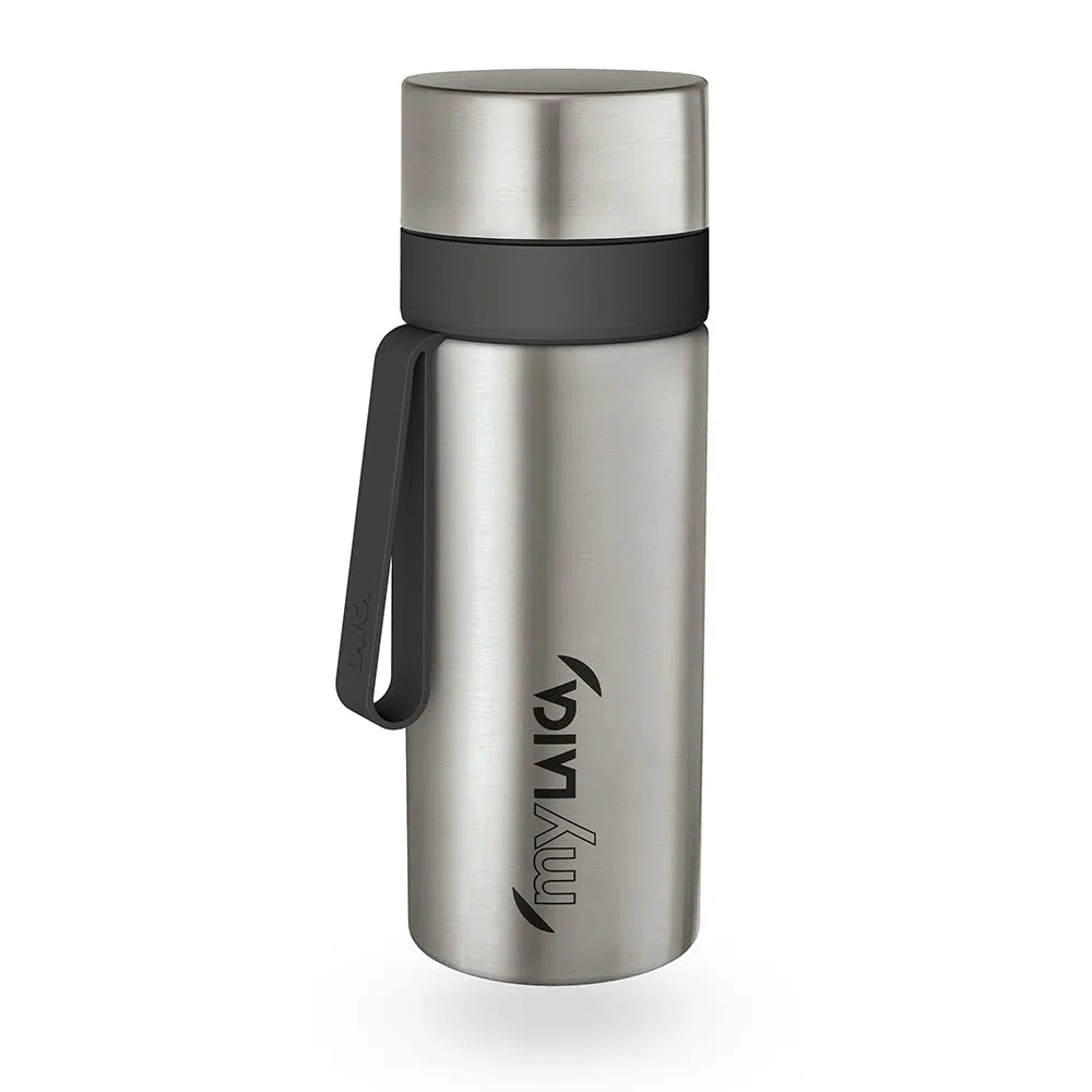Bottiglia Filtro Acqua LAICA, myLAICA Caraffa Filtrante in Acciaio Inox - Include 1 Cartuccia Filtro Acqua FAST DISC 30 Giorni, per Acqua dal Gusto Ottimo